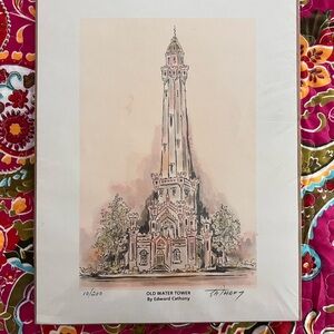 Old Water Tower Art Print